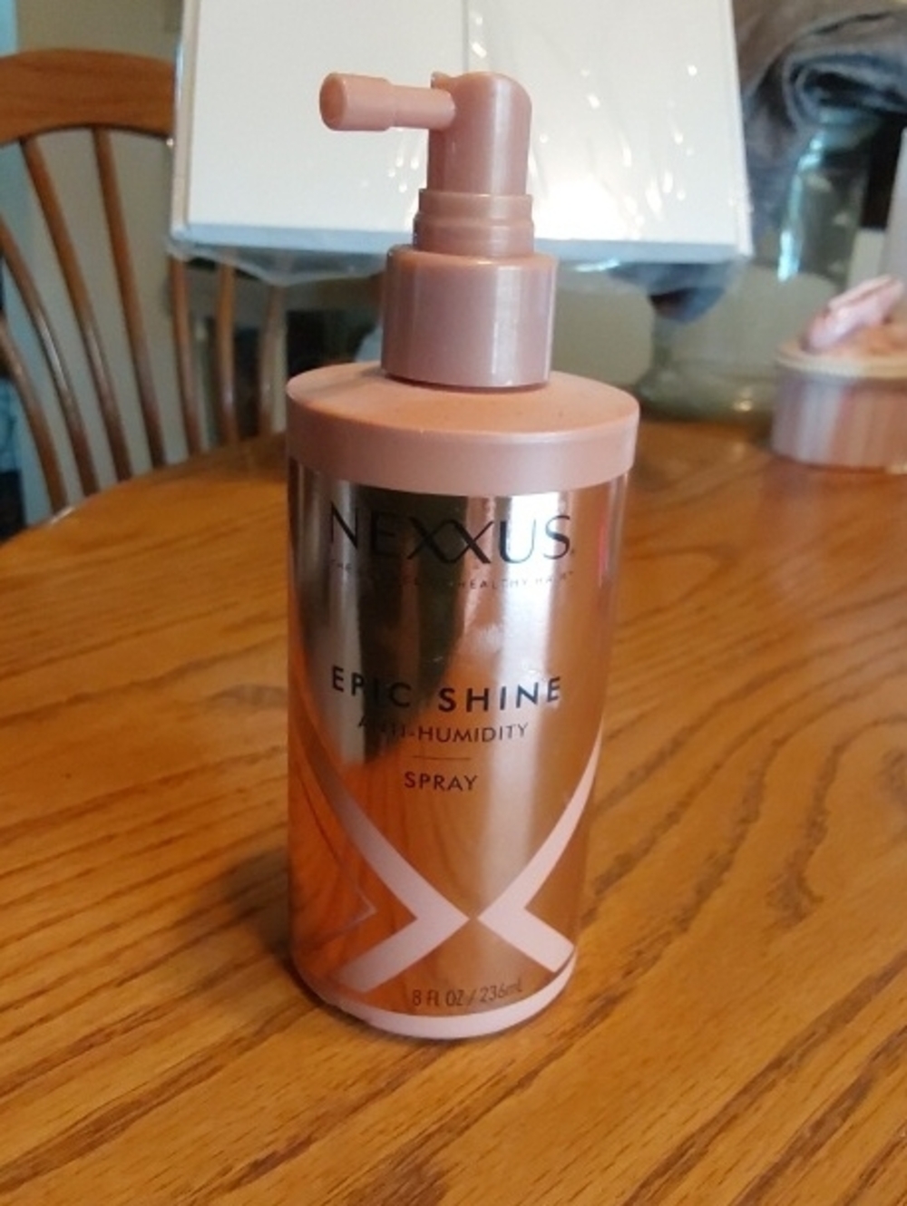 Nexxus Epic Shine Heat Protectant Spray — Rose Gold